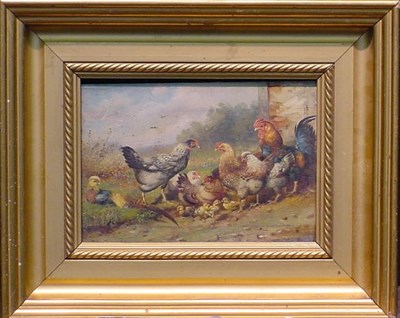 Lot 101 - Max Hanger German, 1898-1961 BARNYARD FOWL...
