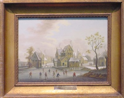 Lot 32 - Manner of Claes Molenar DUTCH VILLAGE WITH...