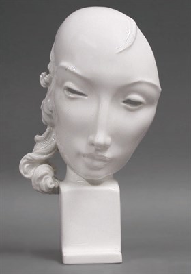 Lot 171 - KPM Porcelain Female Mask