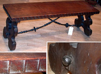 Lot 387 - Baroque Style Walnut Bench