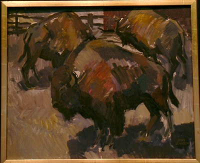 Lot 22 - John Johnson American, 20th century BISON...