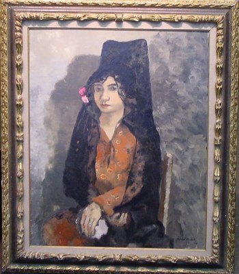 Lot 30 - Roland Oudot French, 1897-1981 LA MANTILLE,...