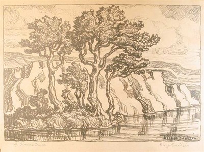 Lot 379 - Birger Sandzen A KANSAS CREEK Lithogragh,...