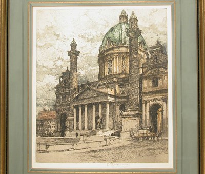 Lot 277 - Luigi Kasimir KARLSKIRCHE, VIENNA; SCHUBERT'S...