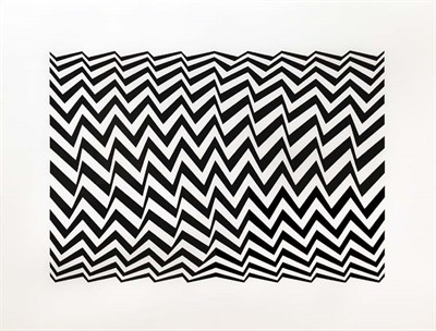 Lot 370 - Bridget Riley FRAGMENT 3 (S. 5C) Screenprint...