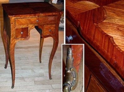 Lot 488 - Louis XV Style Mahogany Side Table