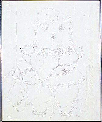 Lot 12 - Fernando Botero Colombian, b.1932 NINA CON...