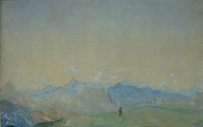 Lot 185 - Arthur Bowen Davies 1862-1928 ITALIAN HILLS...