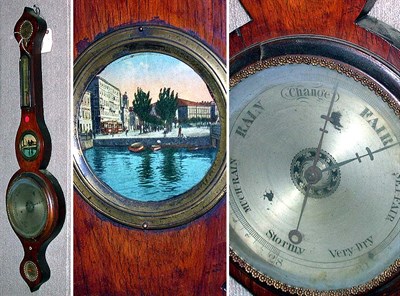 Lot 448 - Georgian Style Mahogany Barometer