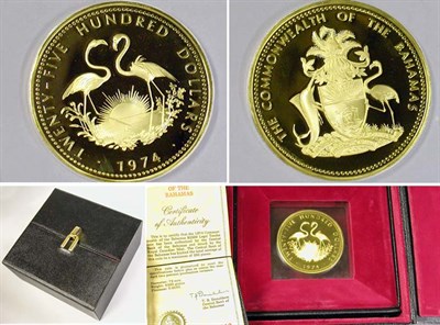 Lot 53 - Bahamas: 1974 12 Ounce Gold Coin