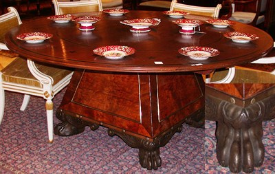 Lot 312 - Regency Style Brass and Ebonized Inlaid...