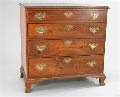 Lot 216 - Chippendale Walnut Chest of Drawers...