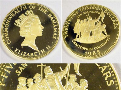 Lot 55 - Bahamas: 1985 12 Ounce Gold Coin