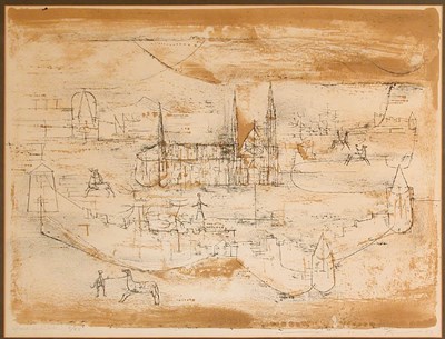 Lot 416 - Zao Wou-Ki LA VIEILLE VILLE (R. 82) Color...