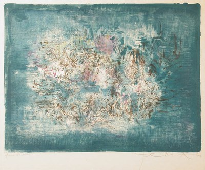 Lot 417 - Zao Wou-Ki PETIT JARDIN (R. 102) Color...