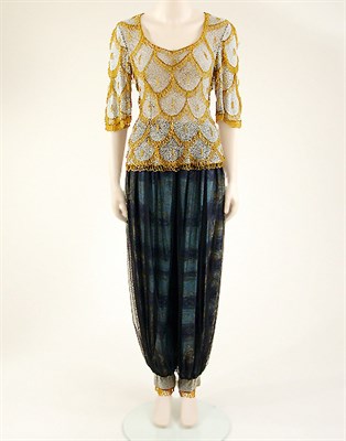 Lot 710 - Armani Beaded Harem Ensemble Italian, 1980s...