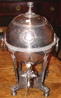 Lot 271 - English Silver Plated Hot Water Urn 19th...