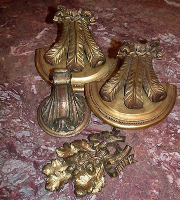 Lot 214 - Group of Gilt-Metal and Gilt-Wood Articles...