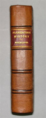 Lot 101 - MACHIAVELLI, NICCOLO The Florentine History in...
