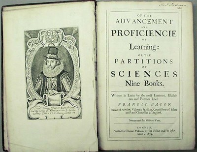 Lot 60 - BACON, FRANCIS The Advancement and...