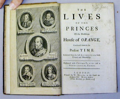 Lot 109 - [ORANGE-NASSAU] LIVES OF THE PRINCES OF THE...
