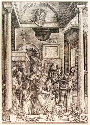 Lot 243 - Albrecht Durer THE GLORIFICATION OF THE VIRGIN...