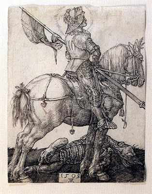 Lot 245 - Albrecht Durer ST. GEORGE ON HORSEBACK (B. 54;...