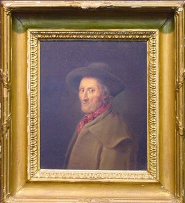 Lot 9 - Dutch School 19th Century PORTRAIT OF A MAN...