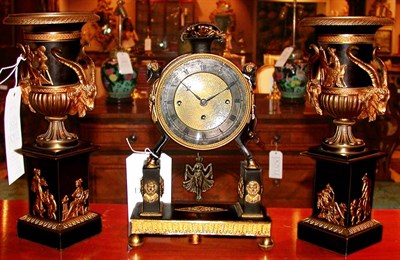 Lot 397 - Assembled Empire Gilt and Patinated-Bronze...