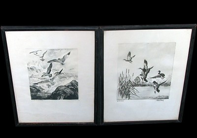 Lot 78 - Richard Bishop LAKE ERIE MALLARDS (2) Two...