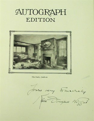 Lot 186 - WIGGIN, KATE DOUGLAS Writings Color plates....