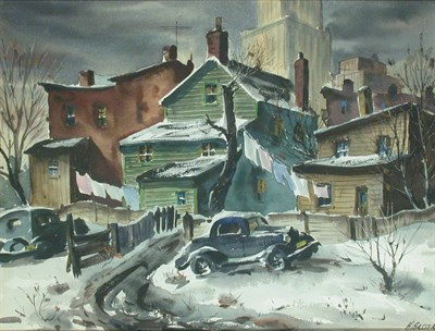 Lot 294 - Henry Martin Gasser 1909-1981 BACKYARD IN...