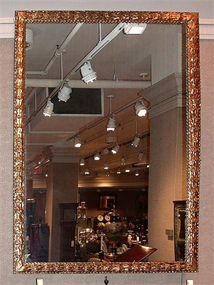 Lot 340 - Rococo Style Gilt-Wood Mirror