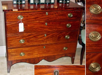 Lot 325 - Federal Mahogany Chest of Drawers