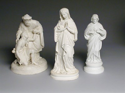 Lot 109 - Group of Three Bisque Figures Depicting Jacob...
