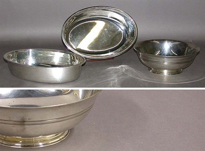 Lot 314 - Tiffany & Co. Sterling Silver Bowl; Together...