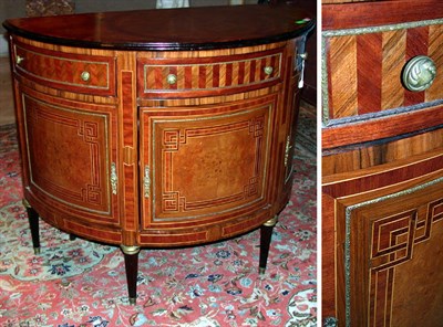 Lot 260 - Louis XVI Style Kingwood and Burl-Wood...