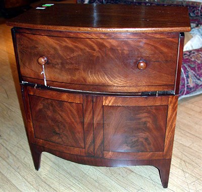 Lot 445A - George III Mahogany Bedside Commode