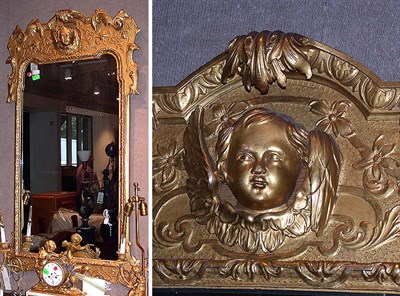 Lot 497 - George II Style Gilt-Wood Mirror
