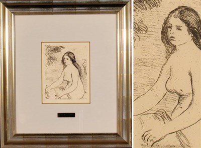 Lot 368 - Pierre-Auguste Renoir FEMME NUE ASSISE...