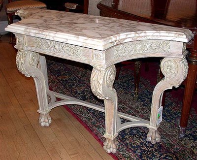 Lot 341 - Pair of Louis XIV Style Ivory Stained Mahogany...