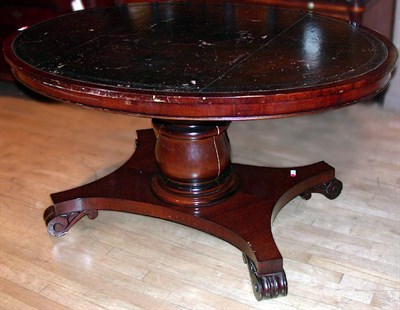 Lot 286 - Regency Style Leather Inset Mahogany Center Table