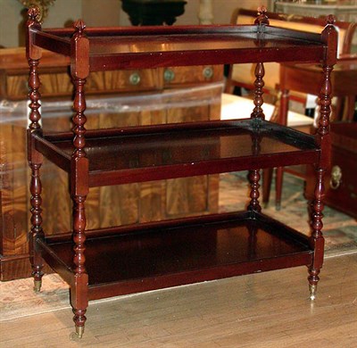 Lot 331 - Regency Style Mahogany Three-Tier Etagere