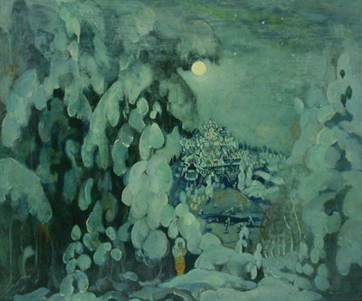 Lot 74 - Boris Anisfeld Russian, 1879-1973 THE SNOW...
