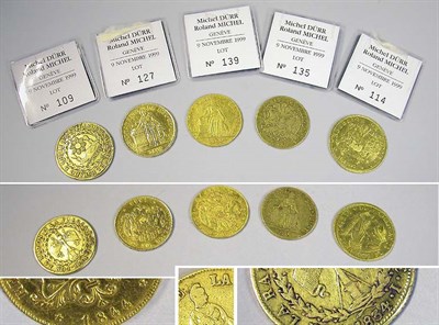 Lot 60 - Chile: Five 8 Escudos Gold Coins