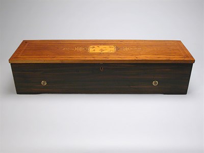 Lot 718 - Nicole Freres Swiss Cylinder Music Box Having...