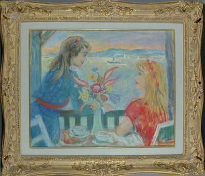Lot 307 - Robert Philipp 1895-1981 TEA TIME SISTERS...
