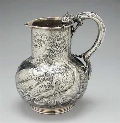 Lot 434 - Gorham Sterling Silver Water Pitcher 1882 In...