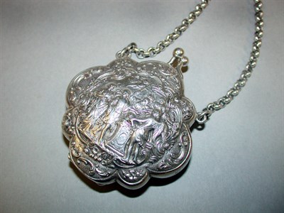 Lot 13 - Silver Purse and Chain