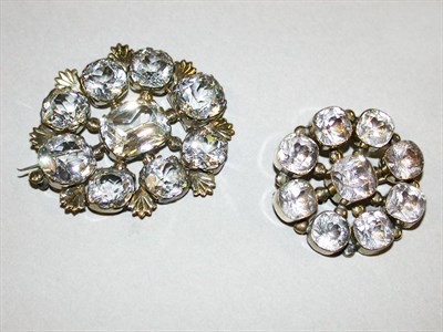 Lot 14 - Two Paste Cluster Pins